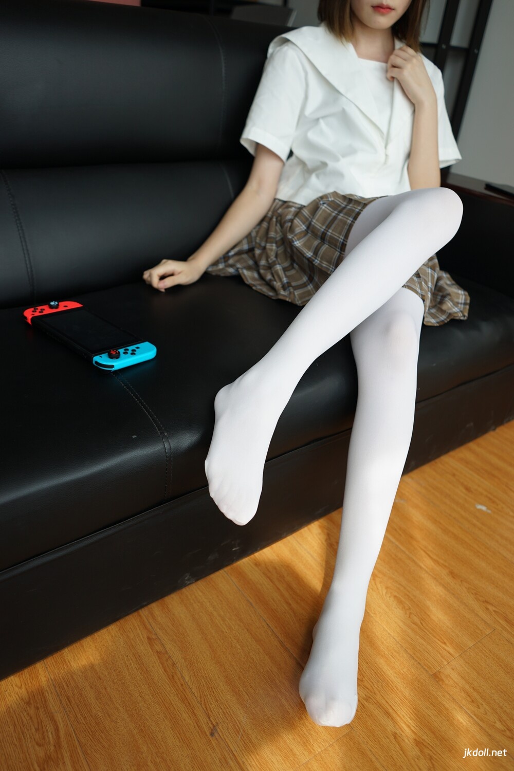 图片[1]-森萝财团 BETA-021 白丝格子裙 [212P-0.98GB]-JKDOLL