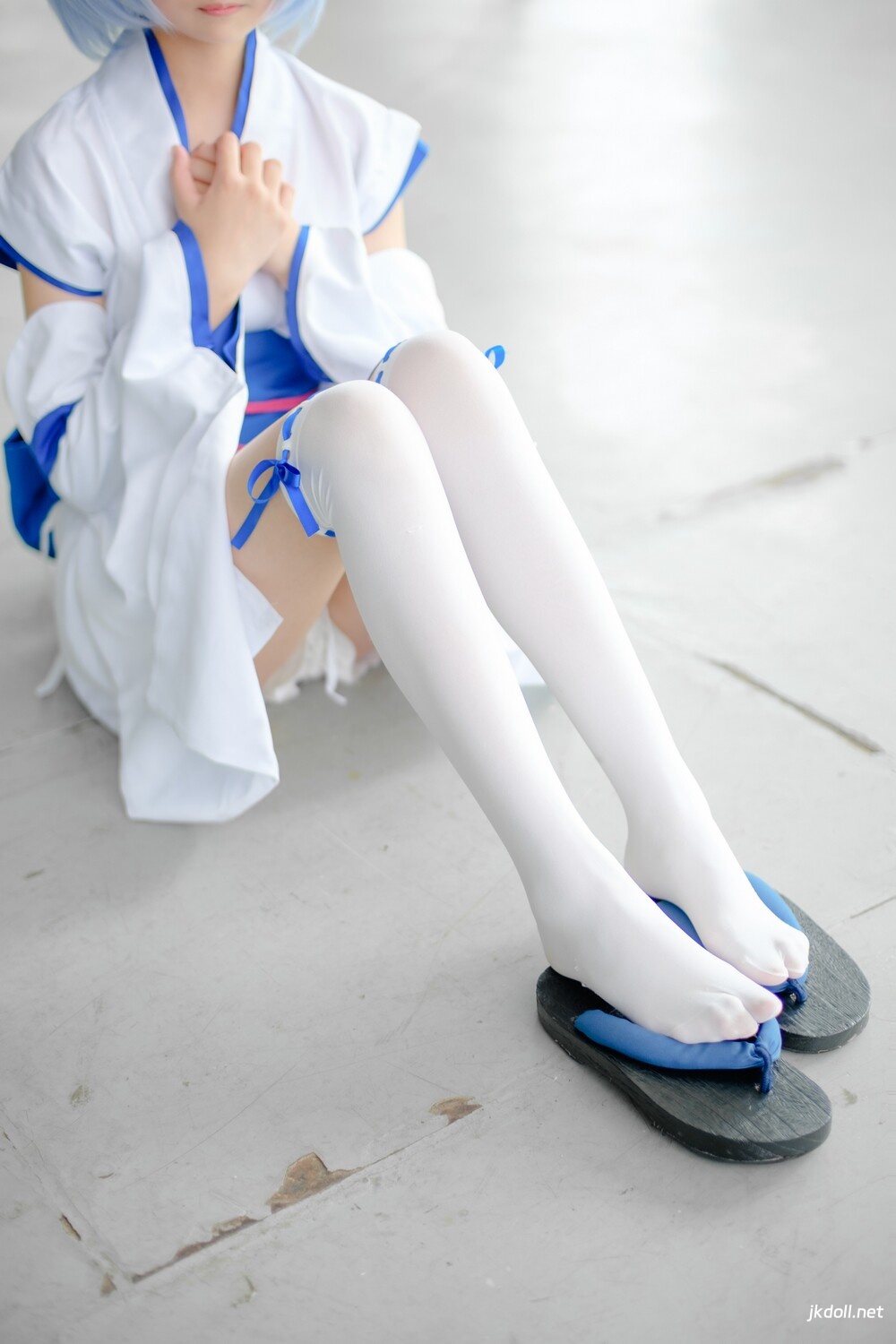 图片[3]-森萝财团 FREE-002 漫展cosplay白丝长腿特写 [15P-79MB]-JKDOLL