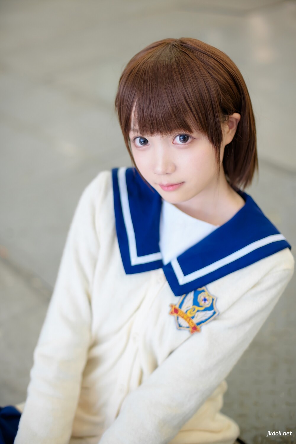 图片[1]-森萝财团 FREE-004 俏皮女孩JK制服 [24P-163MB]-JKDOLL